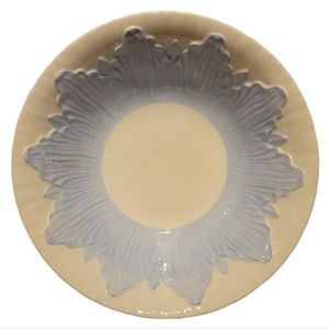 1 Vtg Cereal Soup Bowl Ambassador Ware Fondeville England Blue Cream #158